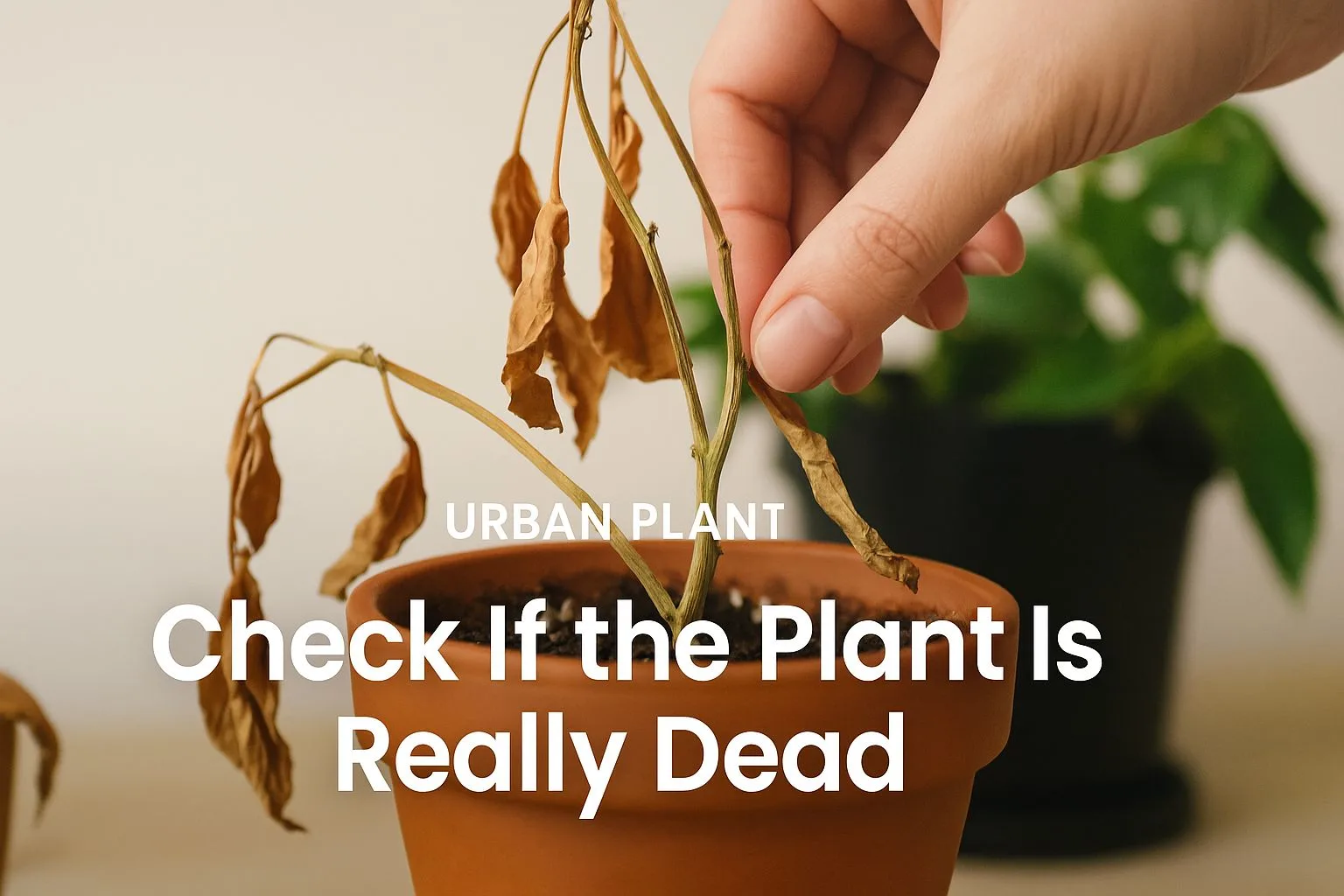 How to check if a dying indoor plant is really dead by Urban Plant